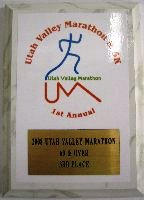 Utah County Marathon: Utah Marathon Age Group Plaque